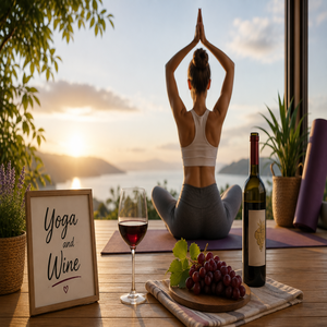Wine and yoga